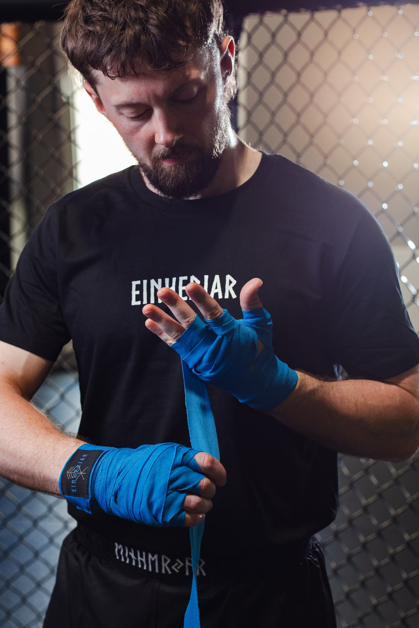 Einherjar Handbandage 460cm Blau