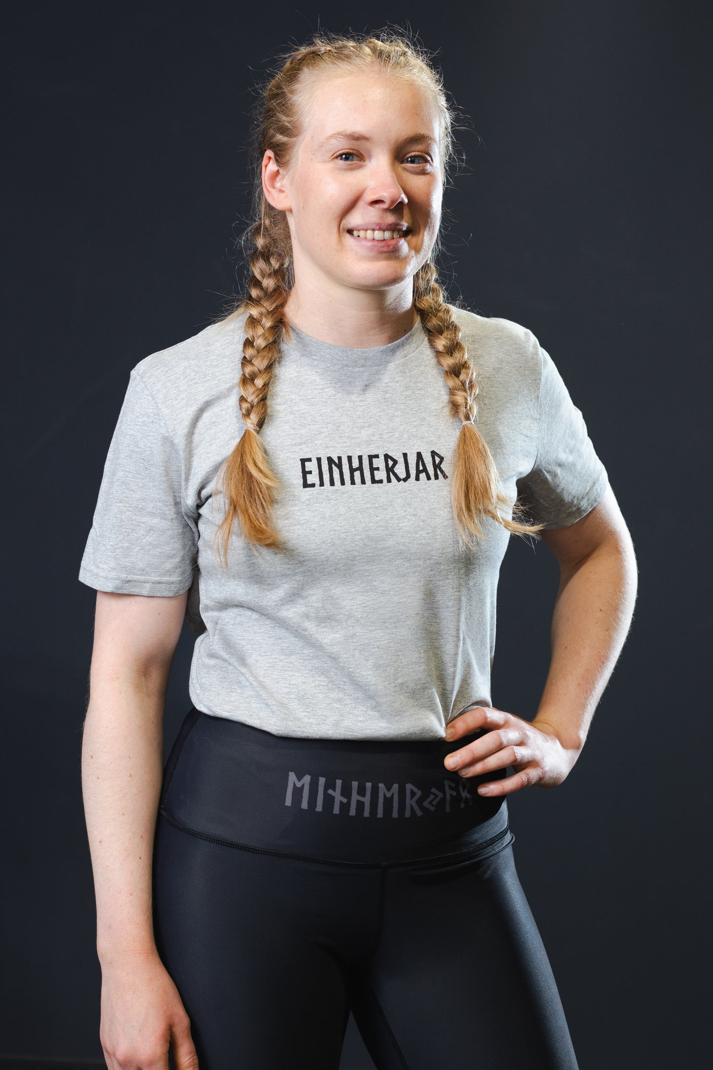 Einherjar T-Shirt Vegvisir Grau