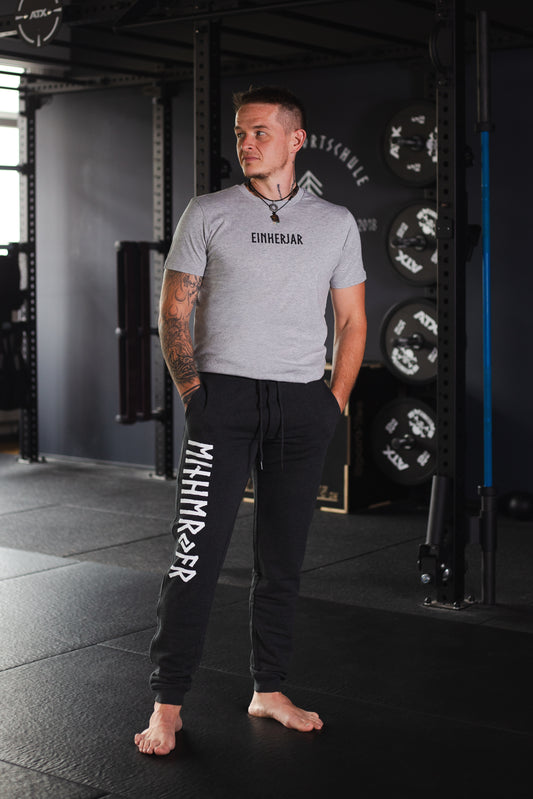Einherjar Jogginghose Herren in Grau